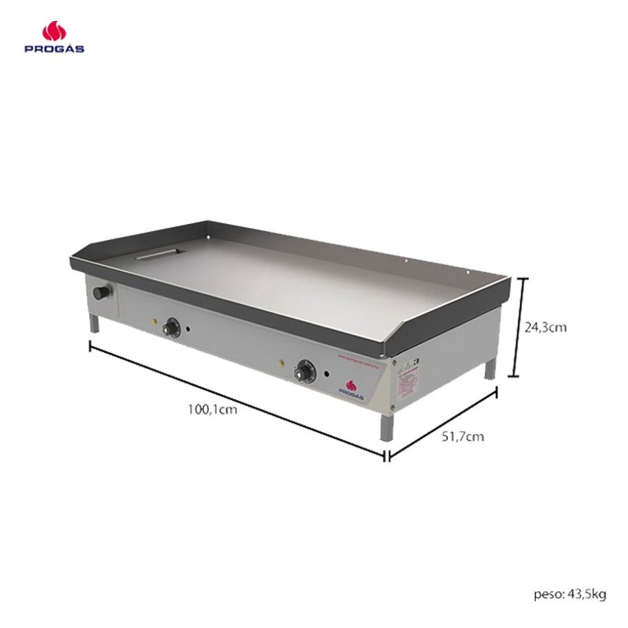 CHAPA BIFETEIRA STYLE ELETRICA PR-1000E 220V - PROGAS