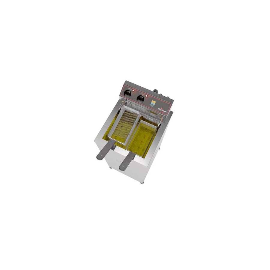 FRITADEIRA ELETRICA A&O 15L PEDESTAL 8000W 15L OLEO 3L AGUA 200 V-M - SKYMSEN