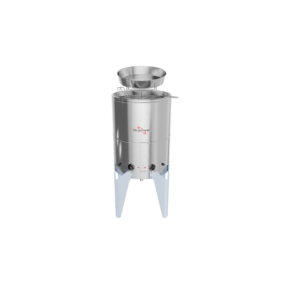 FRITADEIRA ELETRICA A&O 38L REDONDA 8000W FC8 24L OLEO / 14 AGUA 1KG SAL 220 V-M - SKYMSEN