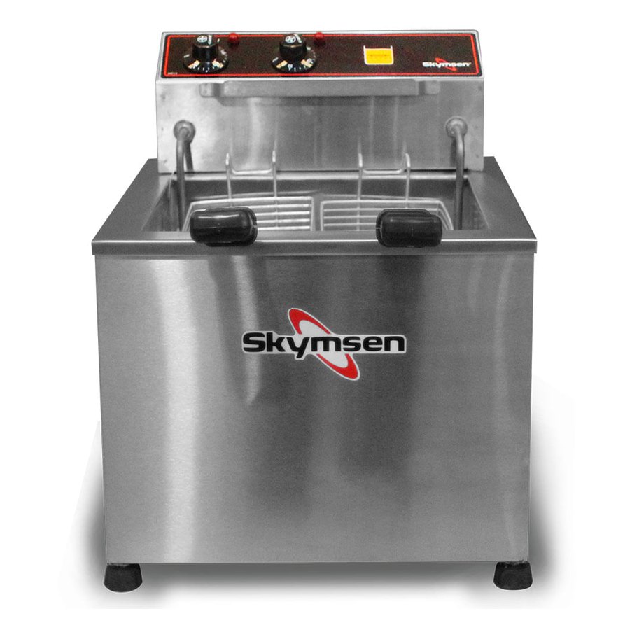 FRITADEIRA ELETRICA ZONA FRIA 15L MESA 8000W 200V-M - SKYMSEN
