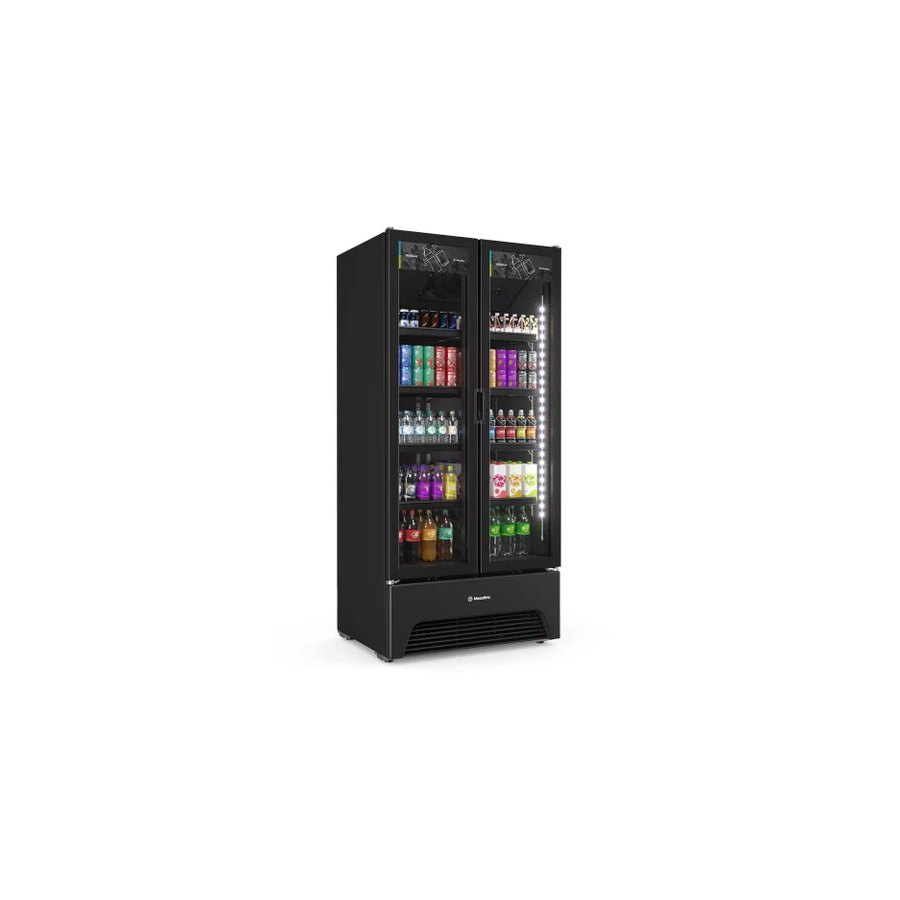 EXPOSITOR VERTICAL PRIME BLACK 2 PORTAS PREV2P 220V - VENANCIO