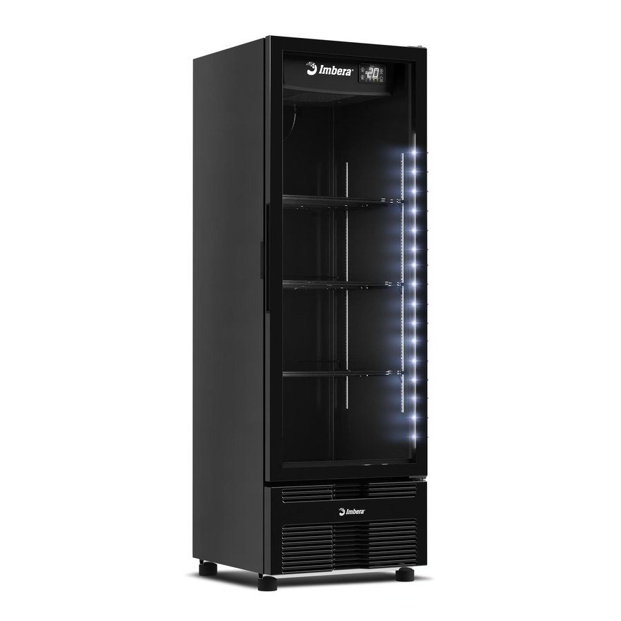 CERVEJEIRA 550L PORTA DE VIDRO FULL BLACK CCV355