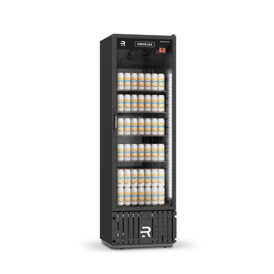 CERVEJEIRA 400L PORTA DE VIDRO ECONOMY AQUECIDA 220V - REFRIMATE