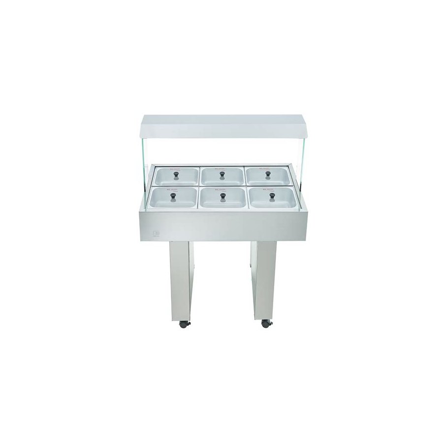 BUFFET GELO-X MOVEL 6 CUBAS - EDANCA