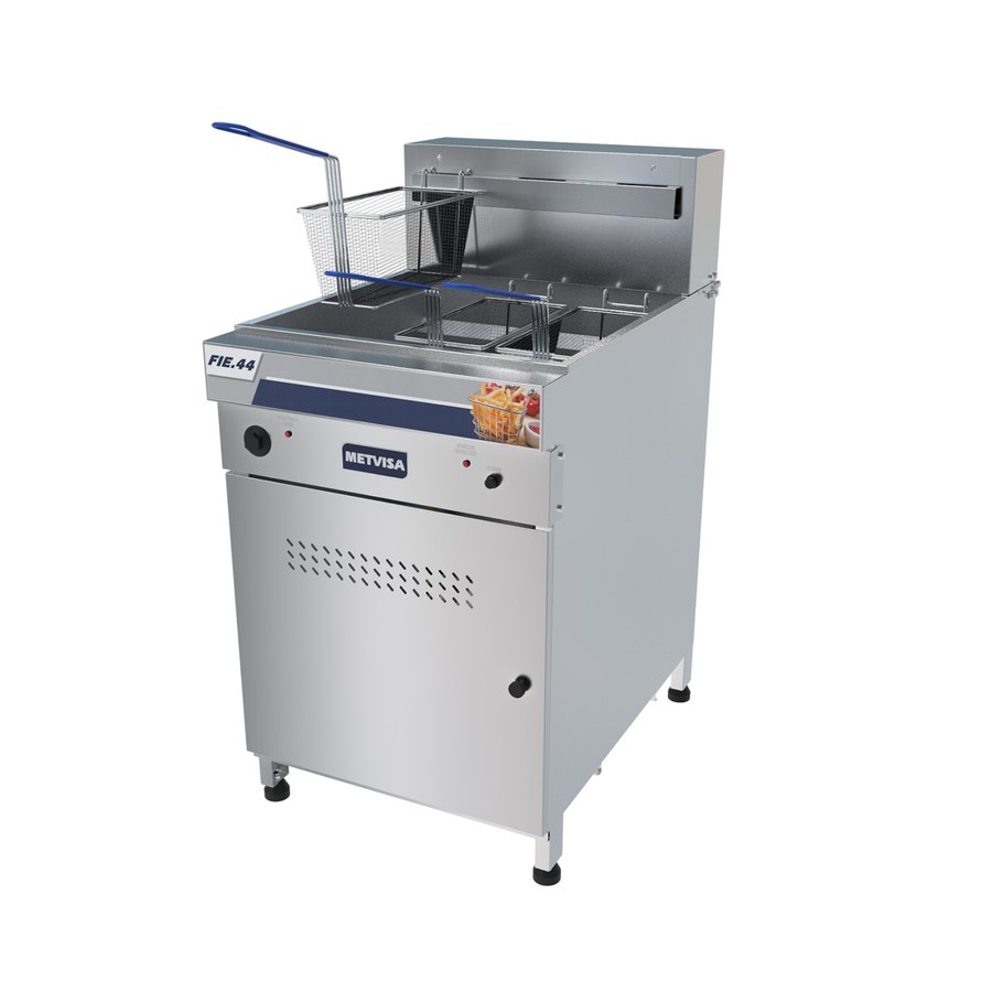 FRITADEIRA ELETRICA A&O 44L 3 CESTOS (38L AGUA/6L OLEO) ELETRICA 18000W - METVISA