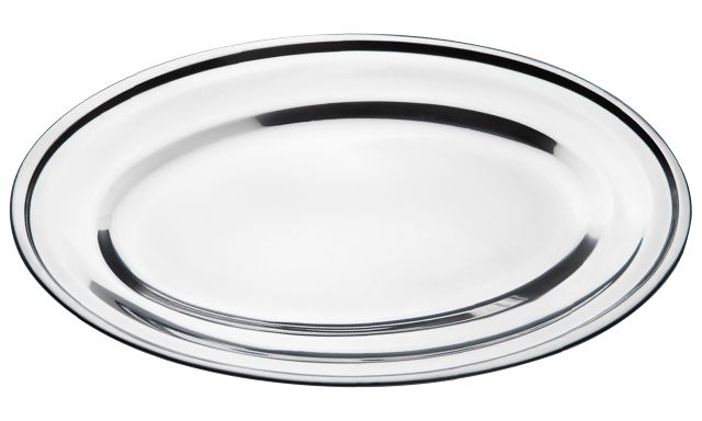 TRAVESSA OVAL RASA 25CM - GP INOX