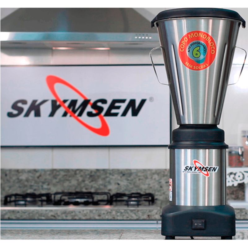 LIQUIDIFICADOR COMERCIAL INOX 6L BR 220V-M - SKYMSEN