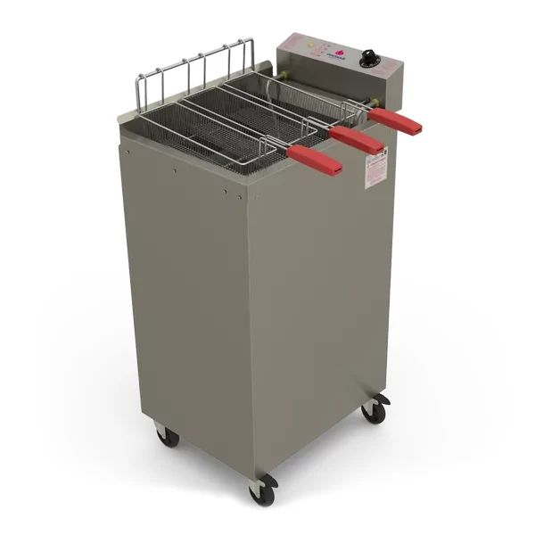 FRITADEIRA AGUA/OLEO 220V FRY FRITTER PR-2000E ST 22 litros óleo/ 4 litros agua 5000W- PROGAS