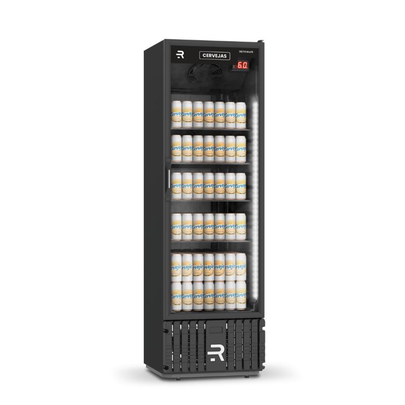 CERVEJEIRA 400L PORTA DE VIDRO ECONOMY AQUECIDA 220V - REFRIMATE
