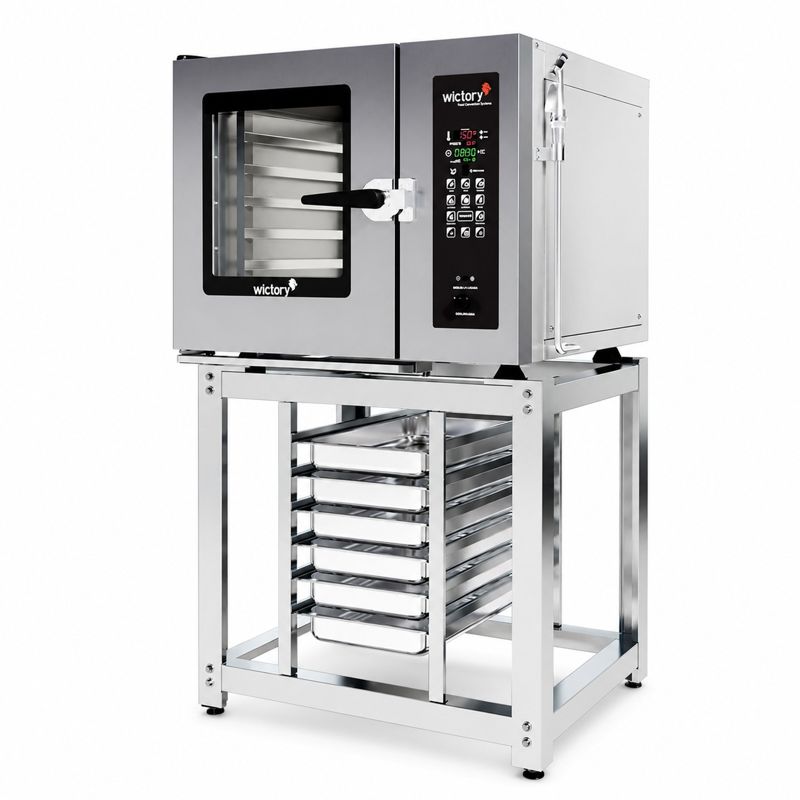 FORNO COMBINADO PRIME 5GN WCP-05E C/CAVALETE T380V - WICTORY