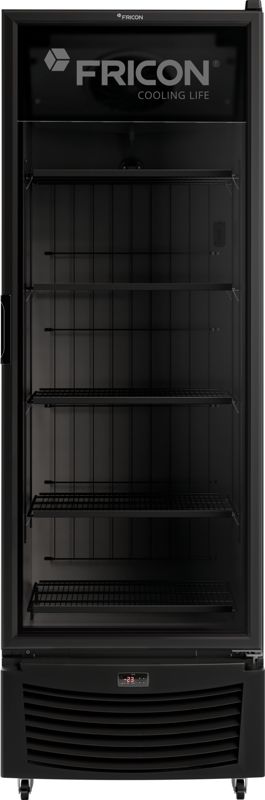 FREEZER VERTICAL DE BAIXA TEMPERATURA 569L AR FORCADO PORTA VIDRO TOTAL BLACK - FRICON