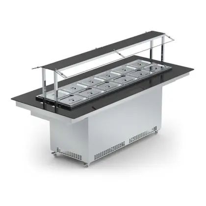 BUFFET NEW CENTRAL QUENTE DE VIDRO 12 S/ CUBAS - REFRIMATE