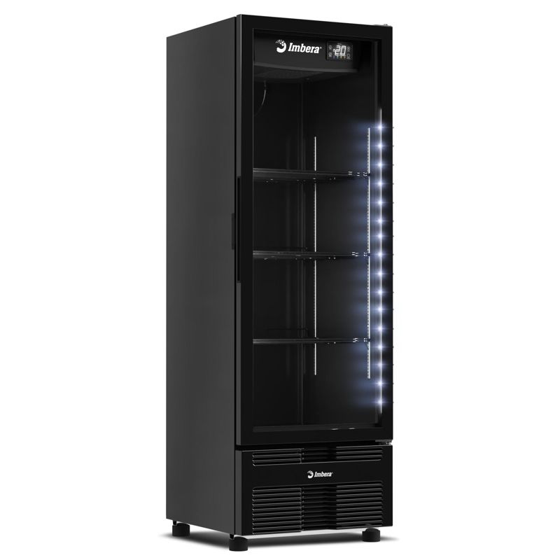 CERVEJEIRA 550L PORTA DE VIDRO FULL BLACK CCV355
