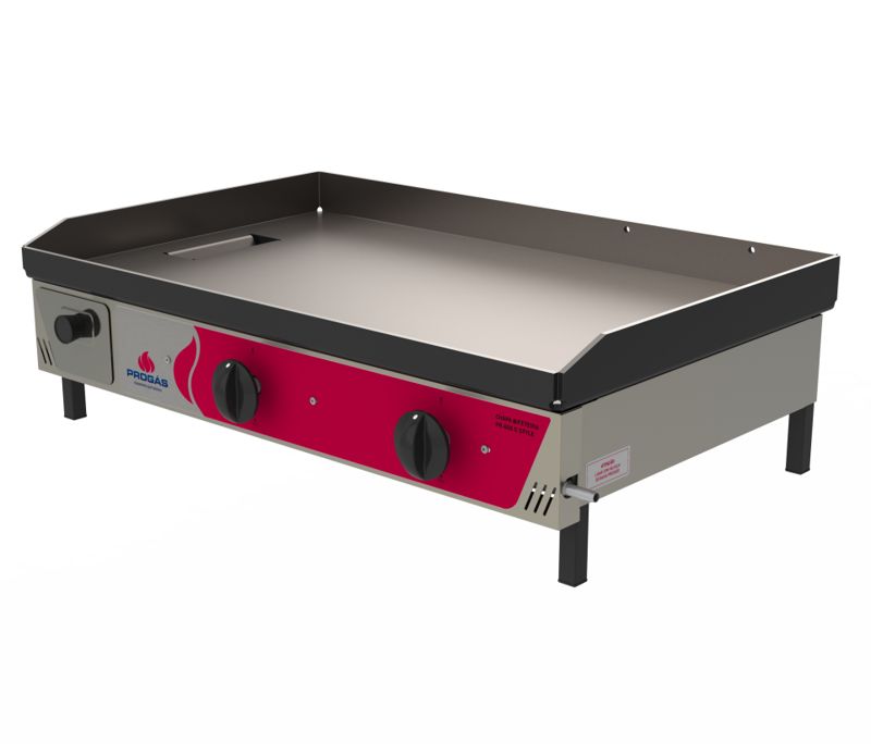 CHAPA BIFETEIRA A GÁS PR-800 G STYLE 80CM - PROGÁS