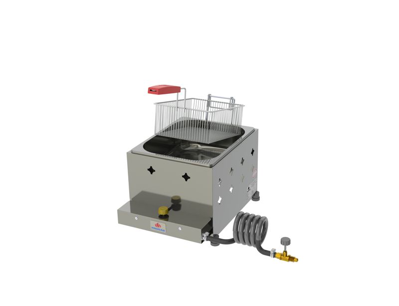 FRITADOR A GÁS 5L PR-10 G GN COM 1 CESTO - PROGÁS