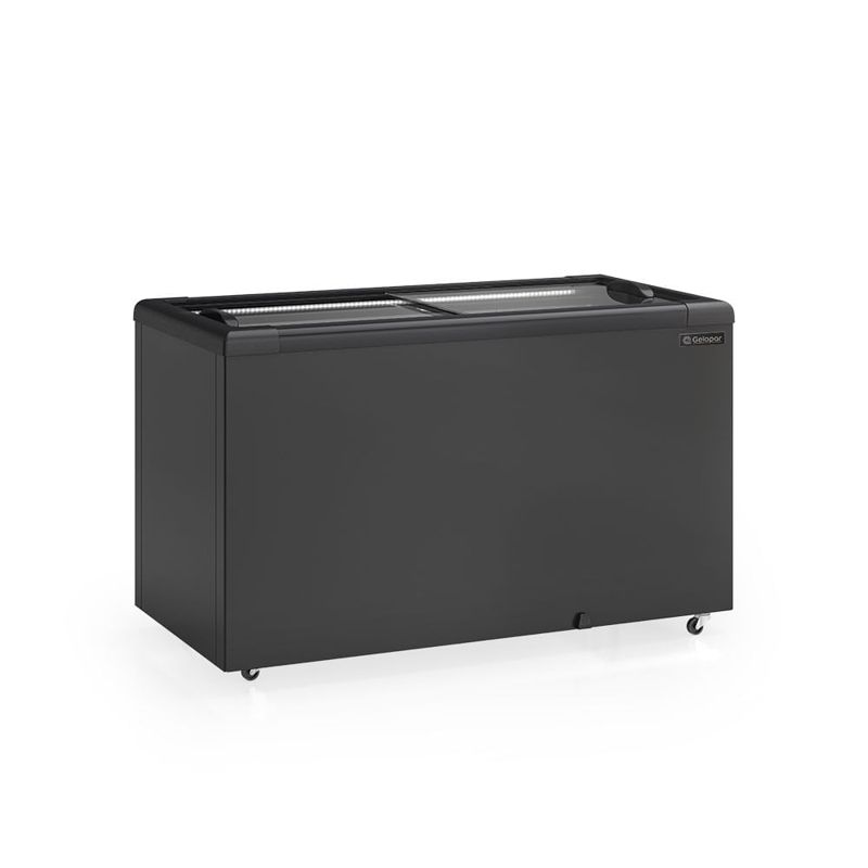 CONSERVADOR PLANO VIDRO RETO 395L GHD-400 LB PR - GELOPAR