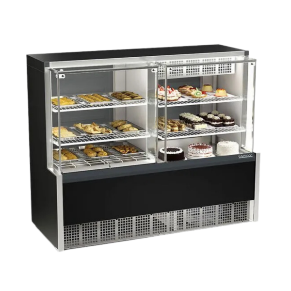 Vitrine Refrigerada Quente/Frio Evaporador Estático Aurora 140cm Gelopar