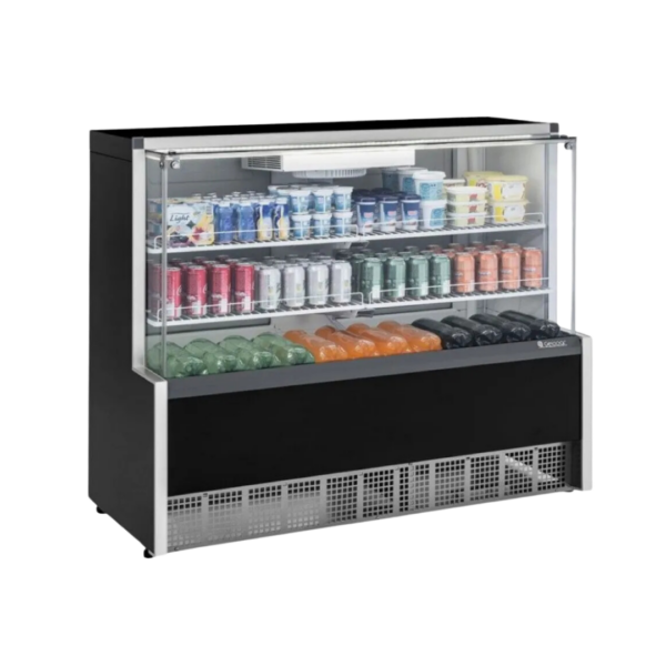 Vitrine Refrigerada Ar Forçado (74, 140 e 175 cm) Aurora - Gelopar